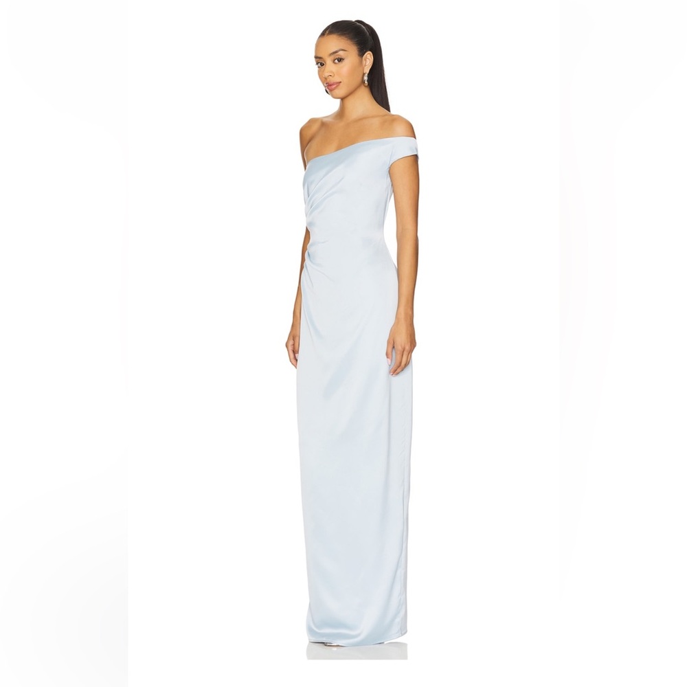 Nookie One Shoulder Light Blue Dress